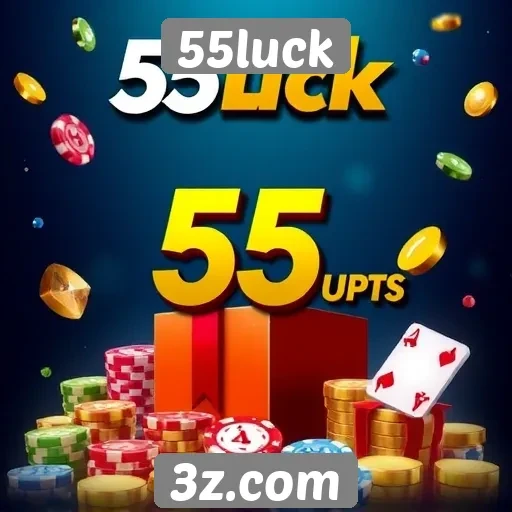 Opções de pagamento disponíveis no site 55luck