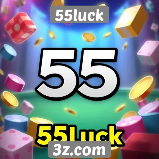 Variedade de jogos disponíveis no 55luck
